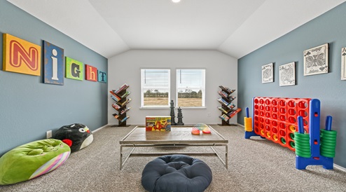 Spacious Gameroom in Presswoods model