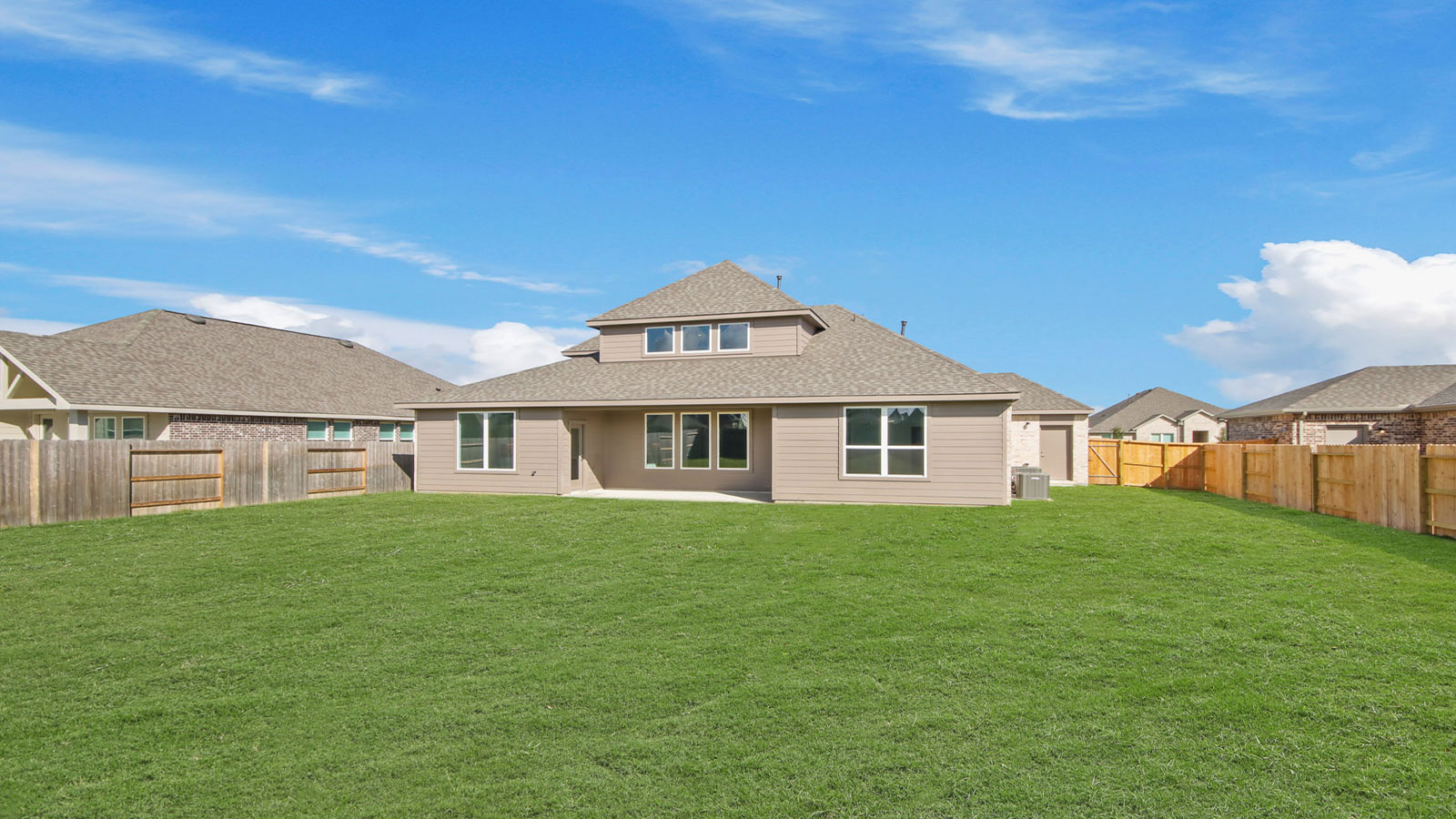 Fully Landscaped backyard