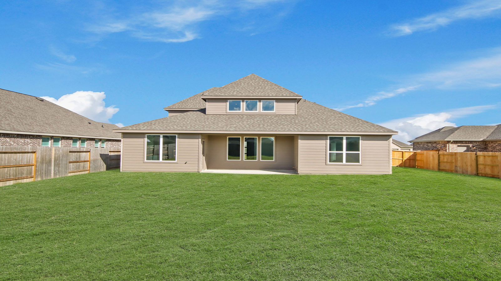 Fully Landscaped backyard