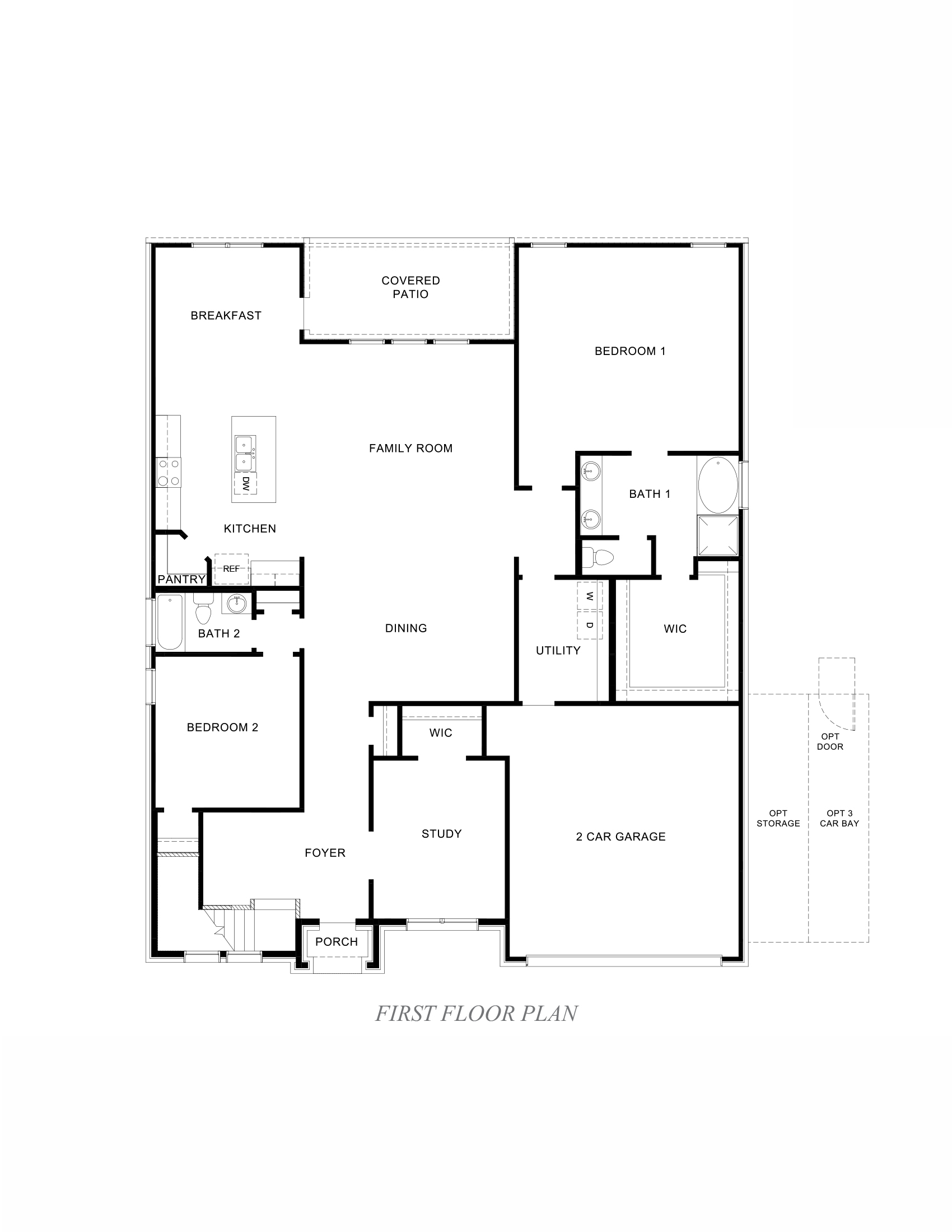 3171 First Story Floor Plan