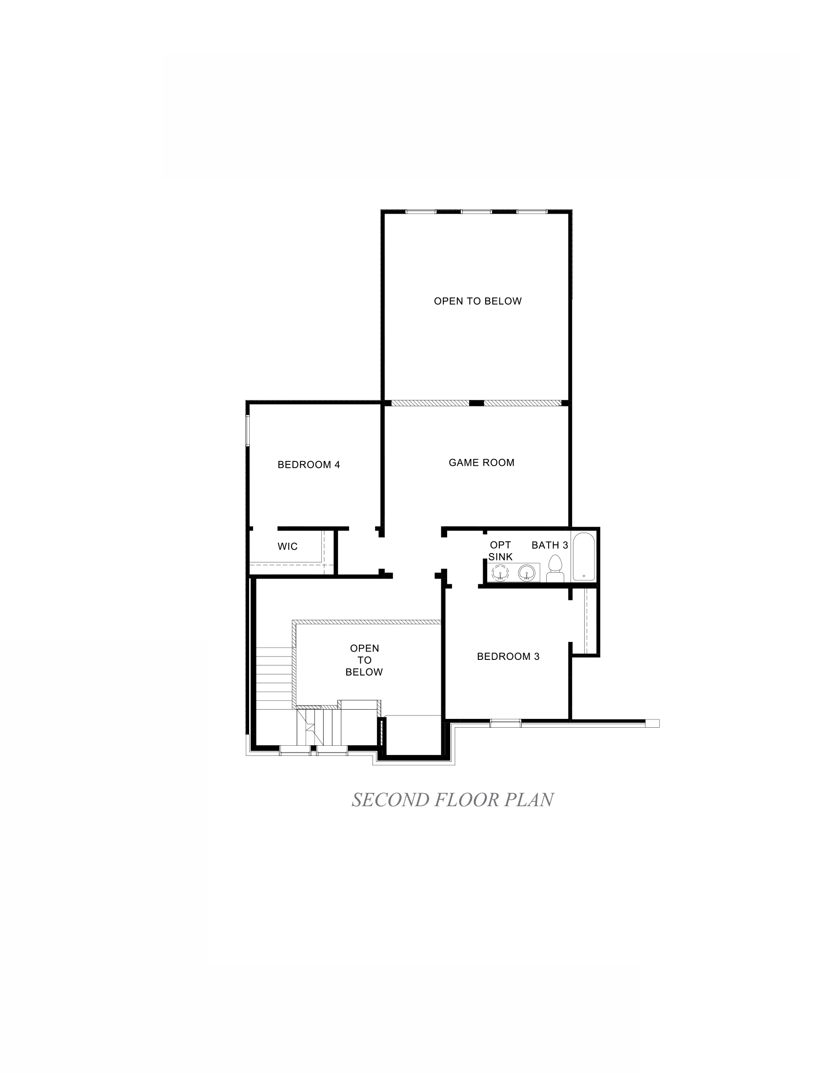 3171 Second Story Floor Plan