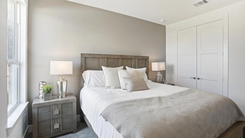 Secondary bedroom with large closet