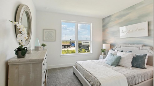 Secondary bedroom with large closet