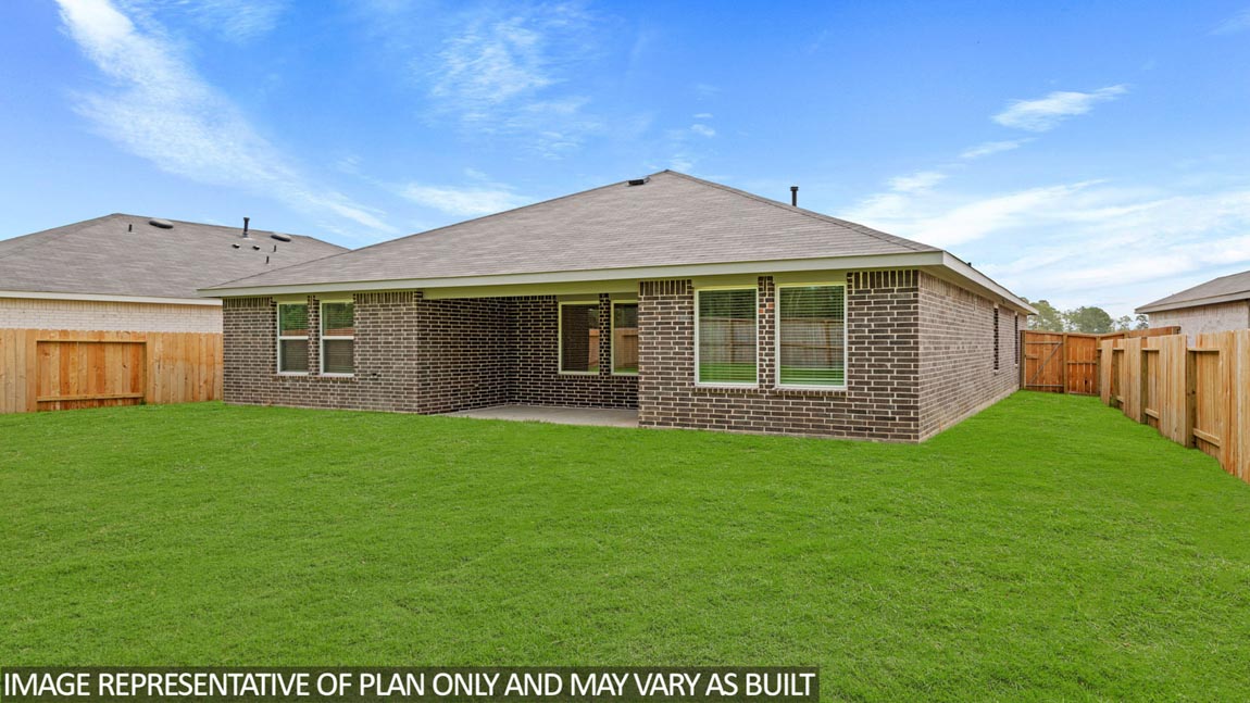 Fully Landscaped backyard