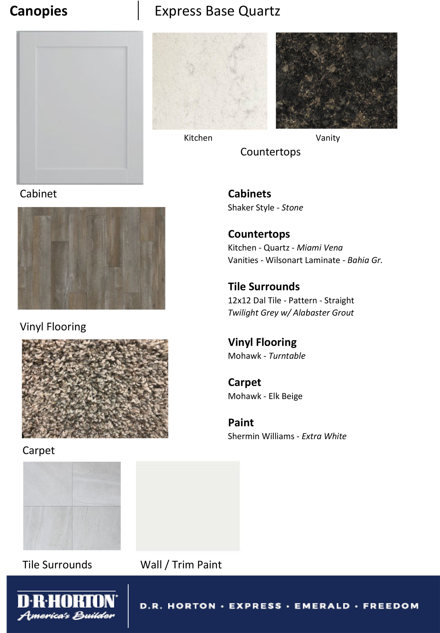 The Canopies Interior Package