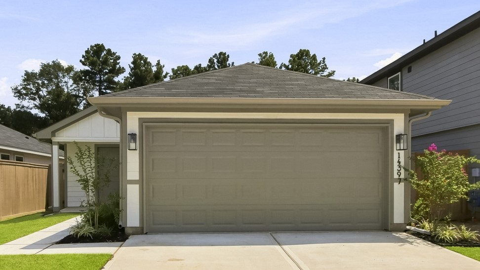 This home — photograph published by the builder