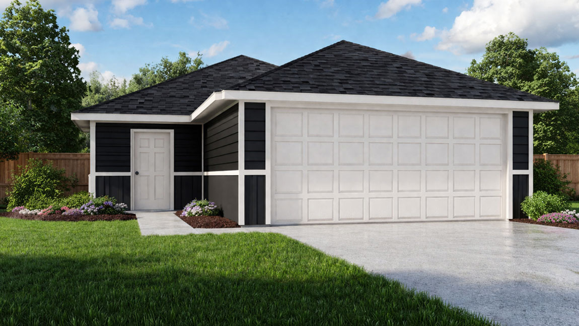 One story home with two car garagevvvvvvvv