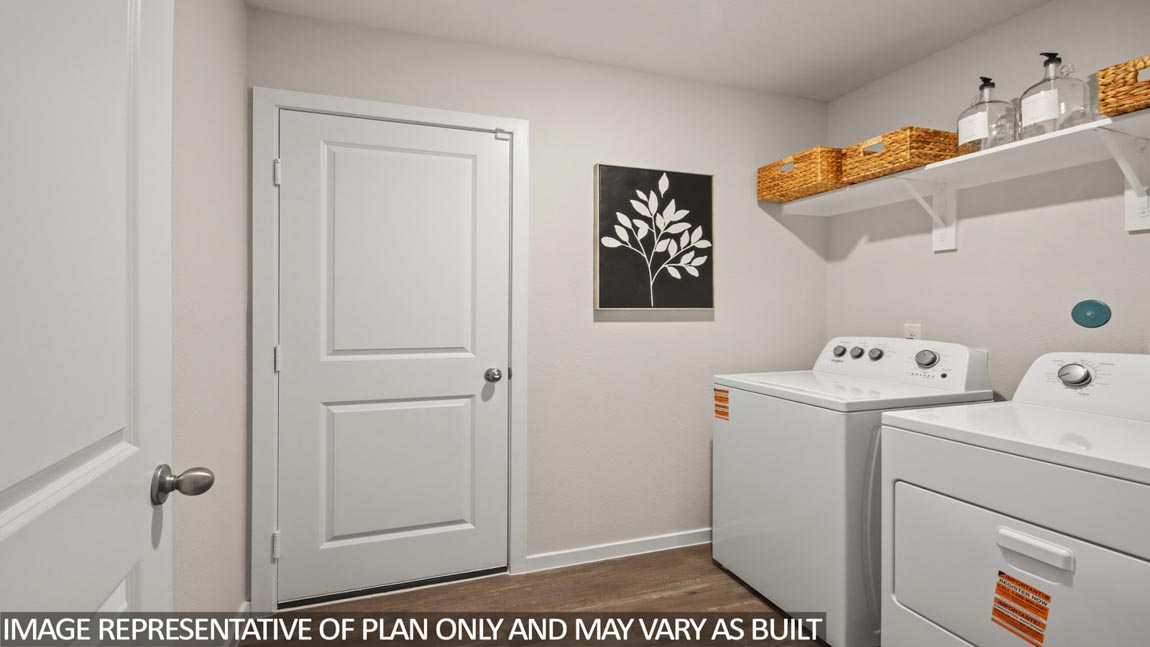 Utility room with storage