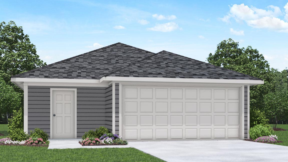 This home — photograph published by the builder