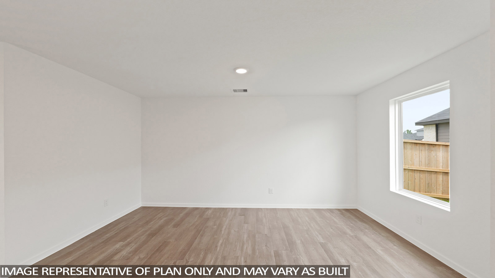 Open concept living, dining, and kitchen area