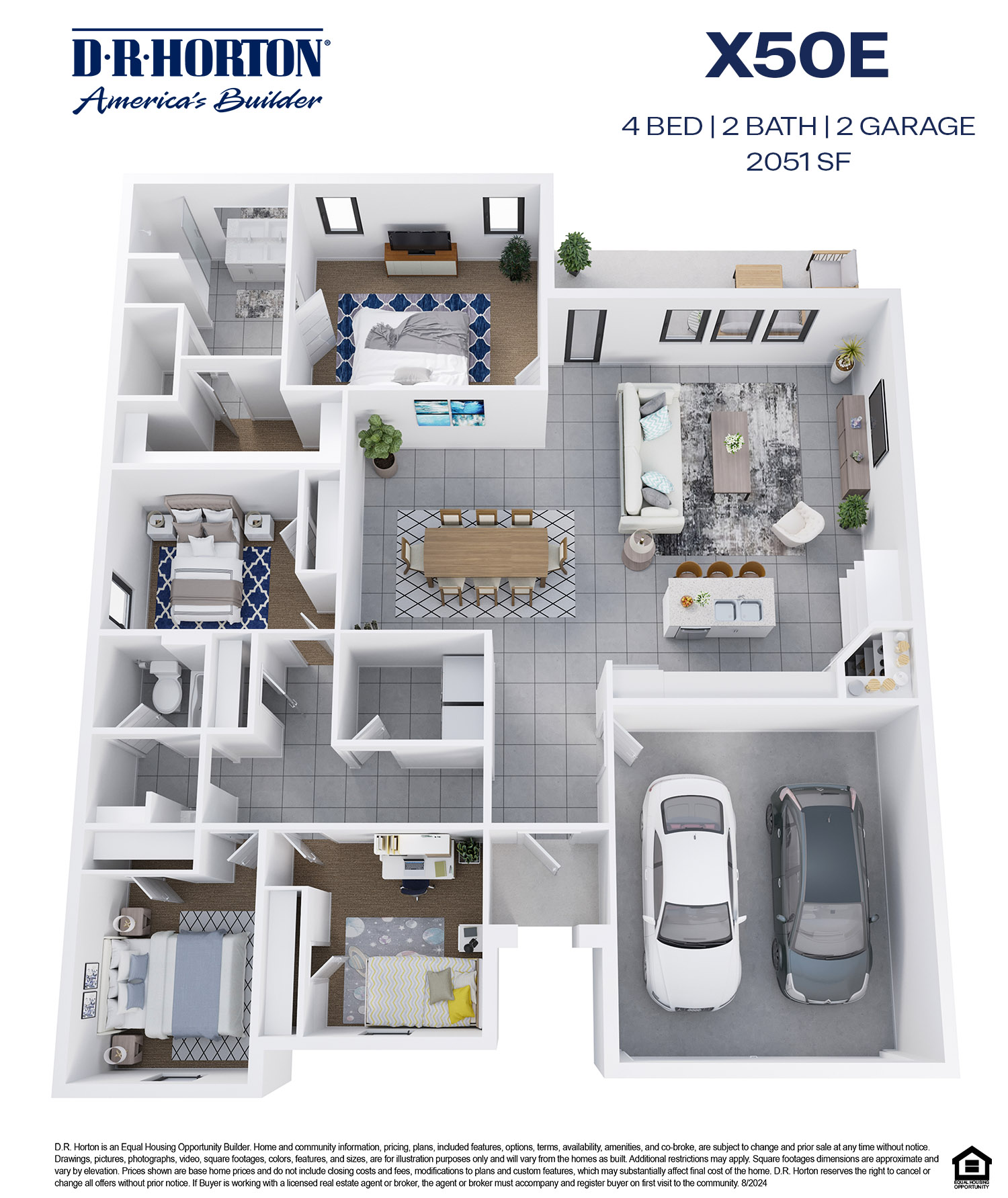 3D X50E Floor Plan