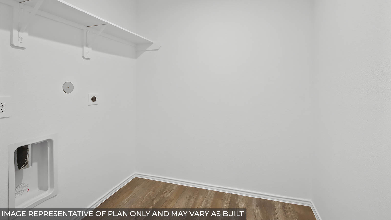 utility room with vinyl flooring