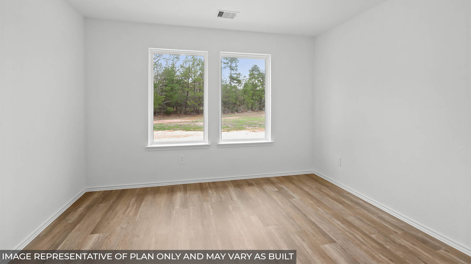 Dining area with vinyl flooring