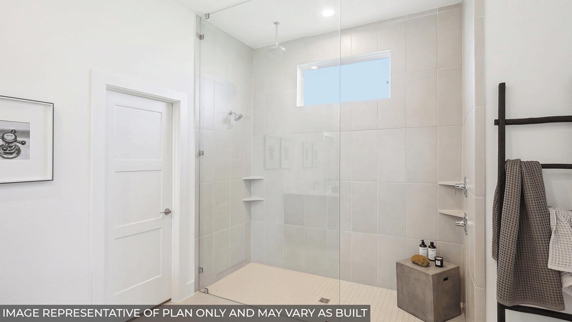 Primary bathroom with super shower