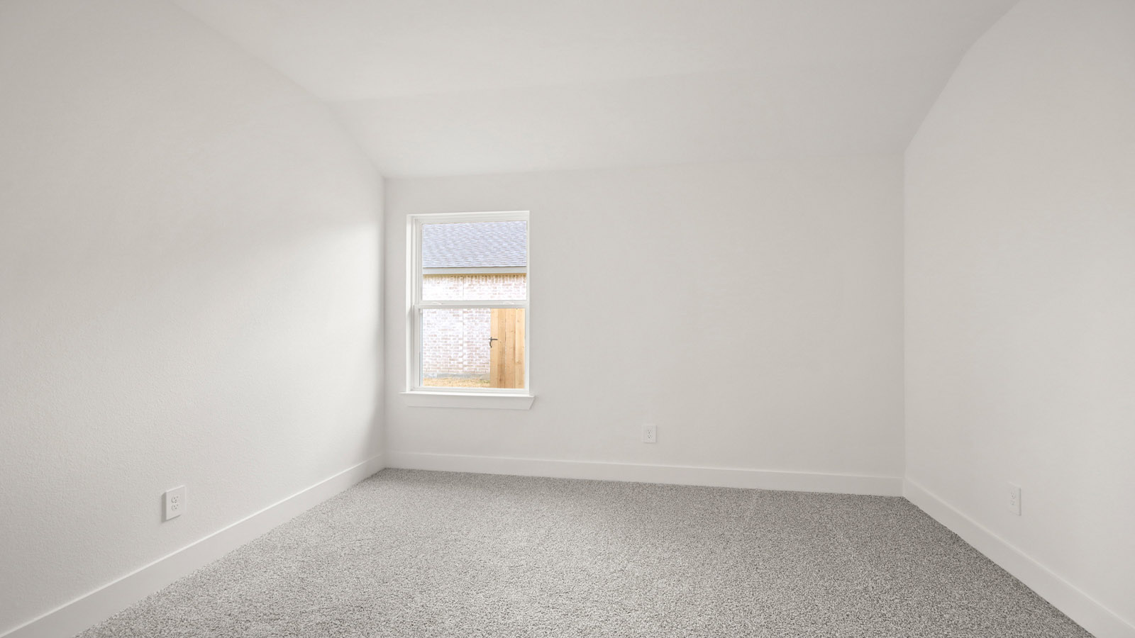 Secondary bedroom with bright window
