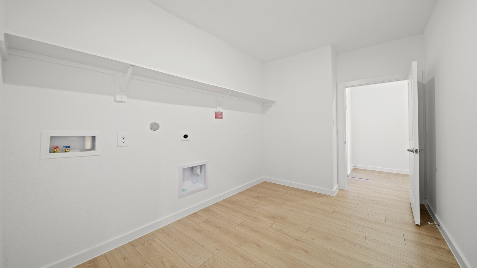 Utility room with storage