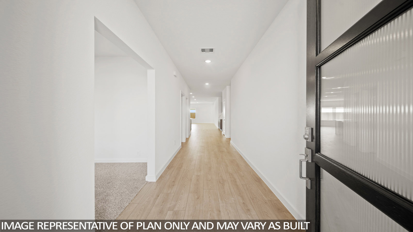 entry foyer with vinyl flooring