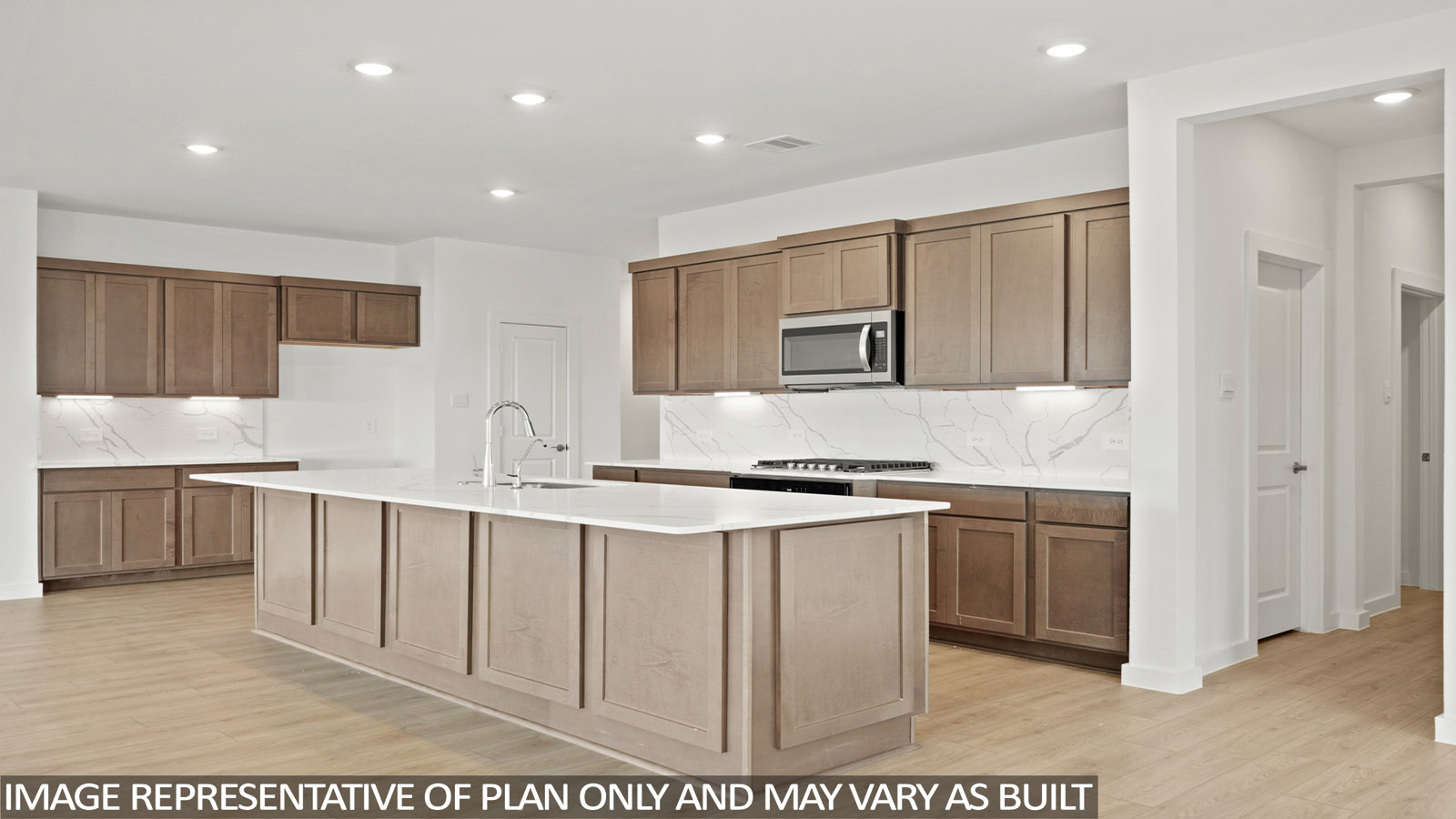 kitchen with vinyl flooring