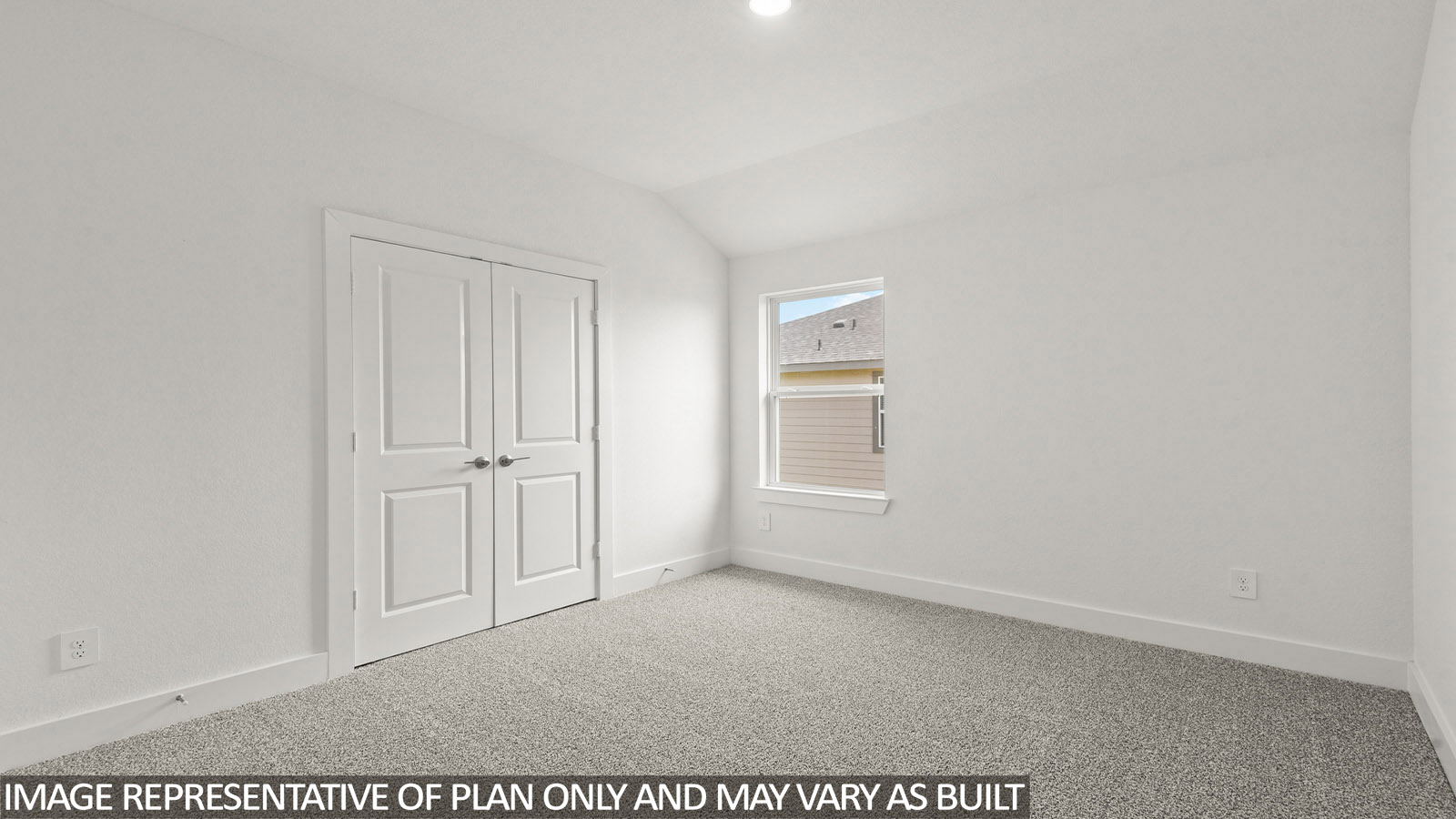 Secondary bedroom with bright window