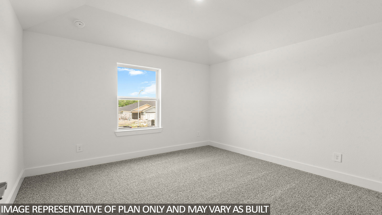 Secondary bedroom with bright window