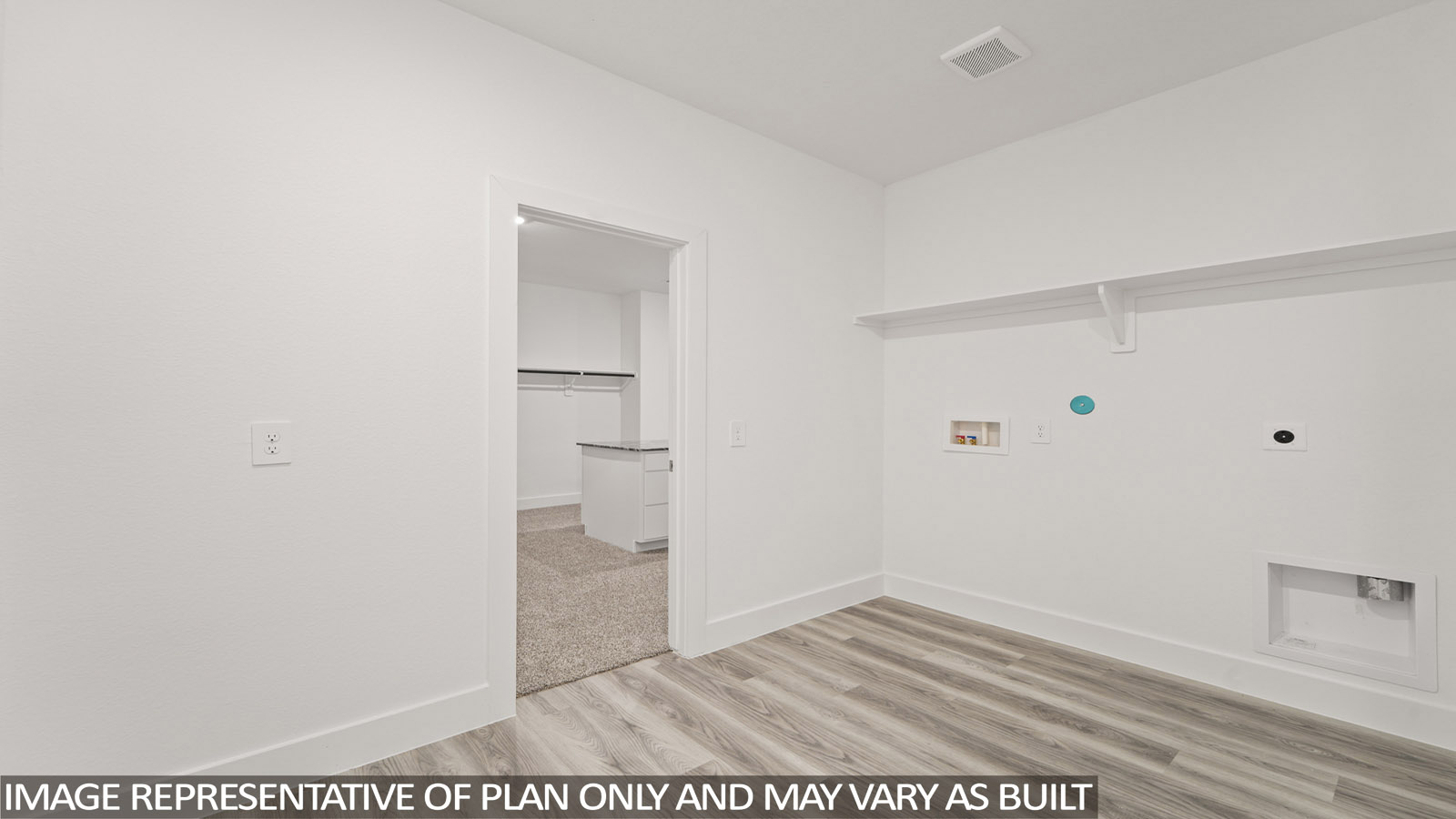 Utility room with storage