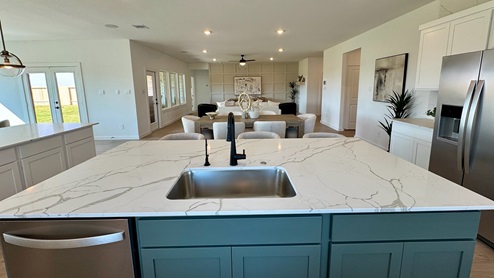 Spacious Kitchen. Beautiful Island