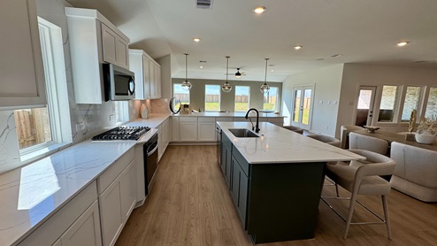 Spacious Kitchen. Beautiful Island