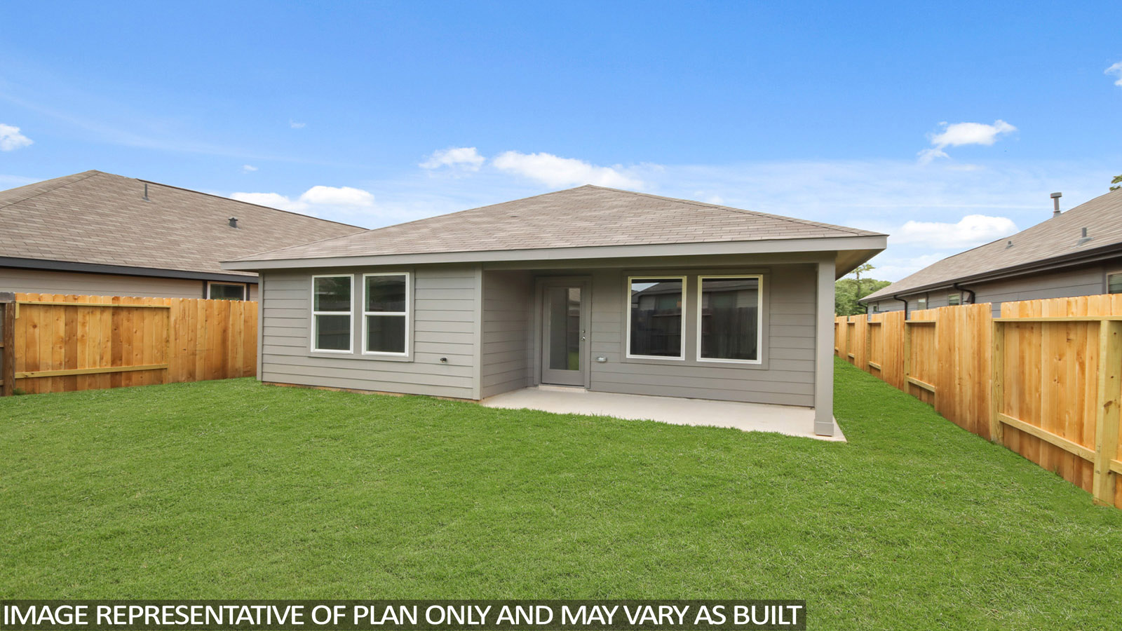 Fully Landscaped backyard