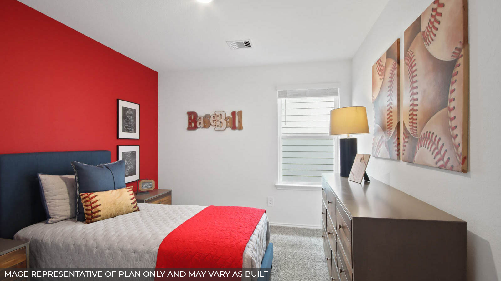 secondary bedroom with bright window