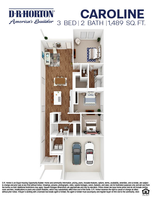 3D Caroline Floor Plan