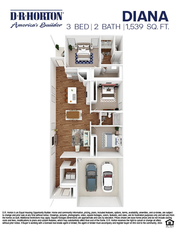 Diana 3D floor plan
