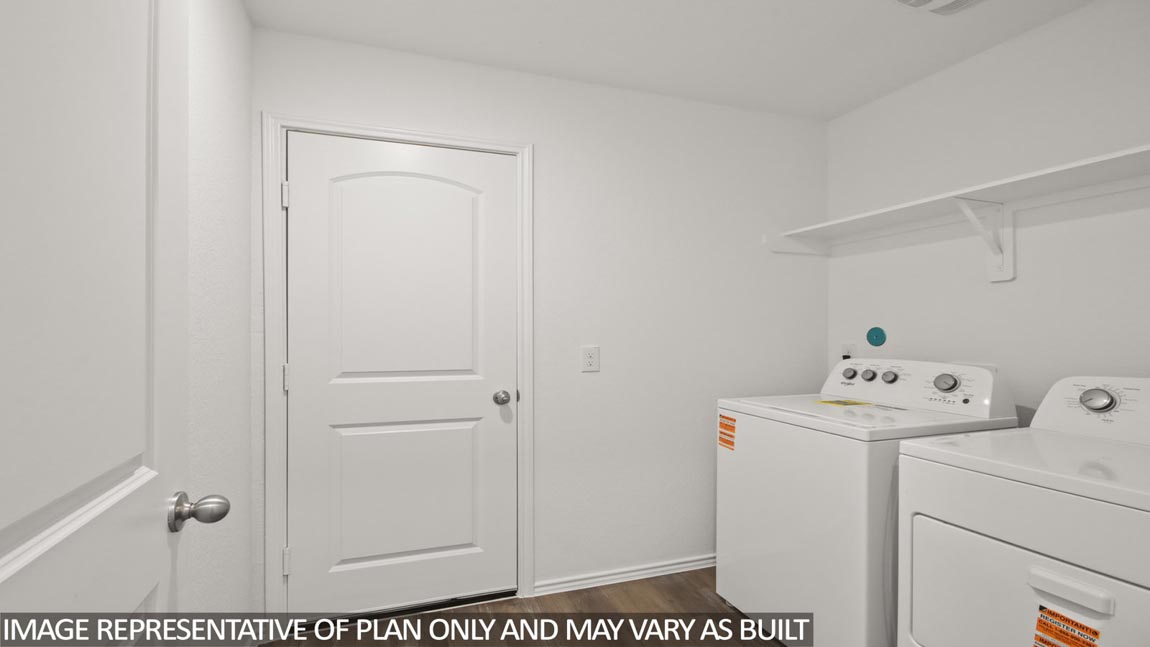 Utility room with storage