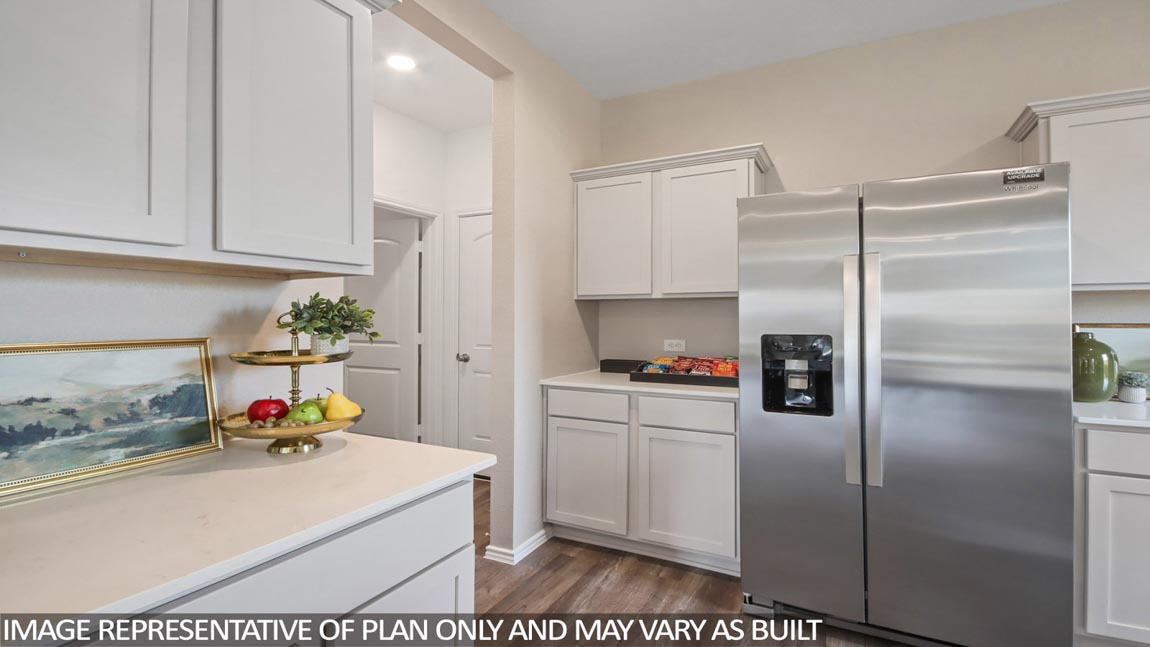 Open concept living, dining, and kitchen area