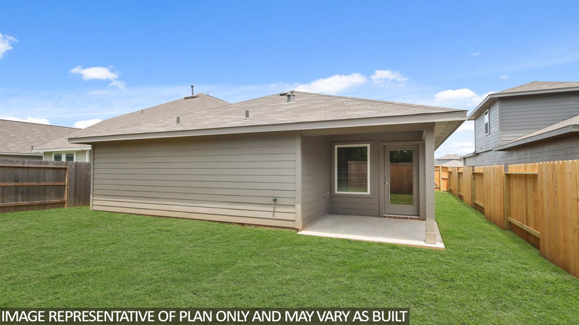 Fully Landscaped backyard