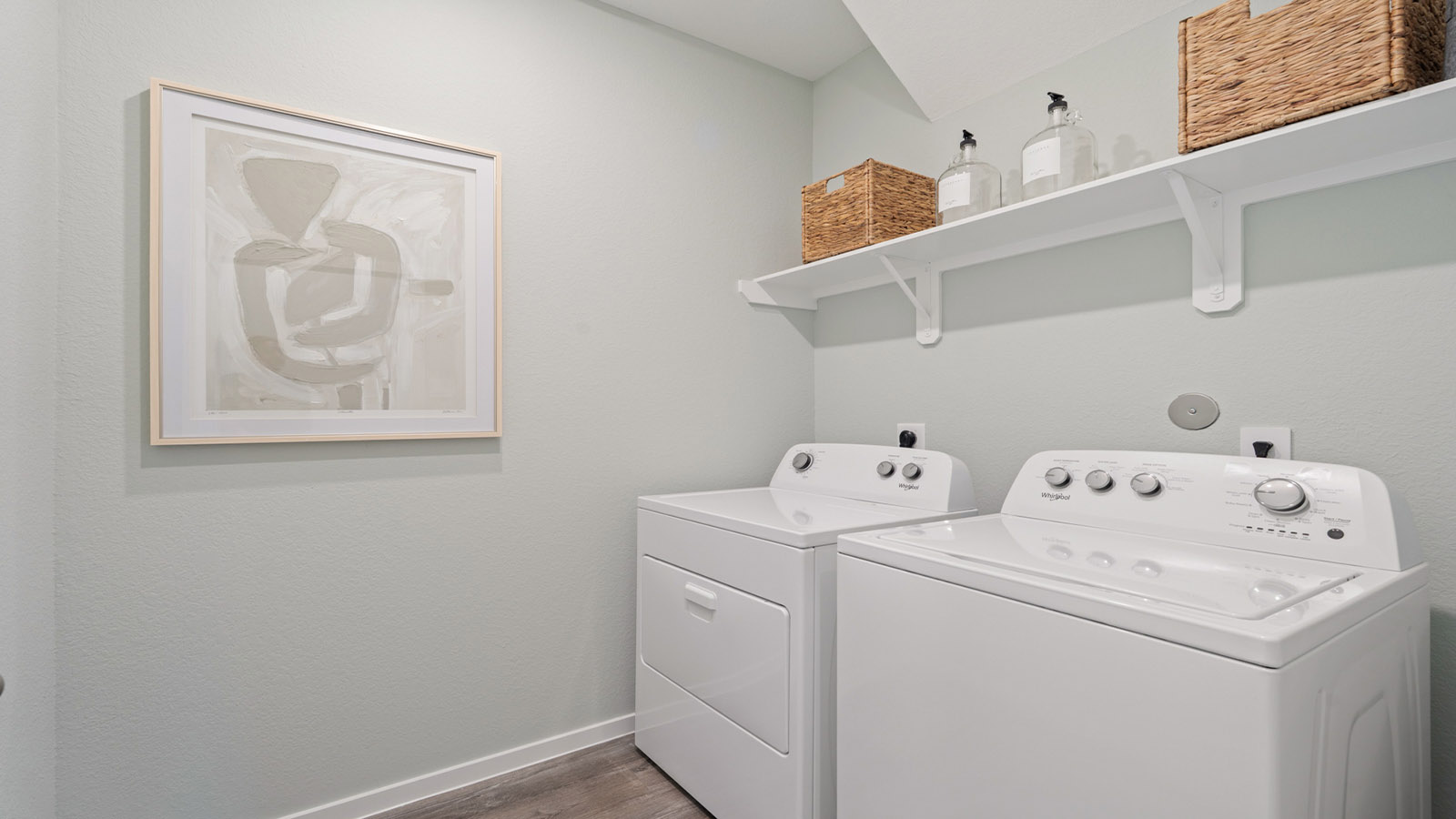 Utility room with storage