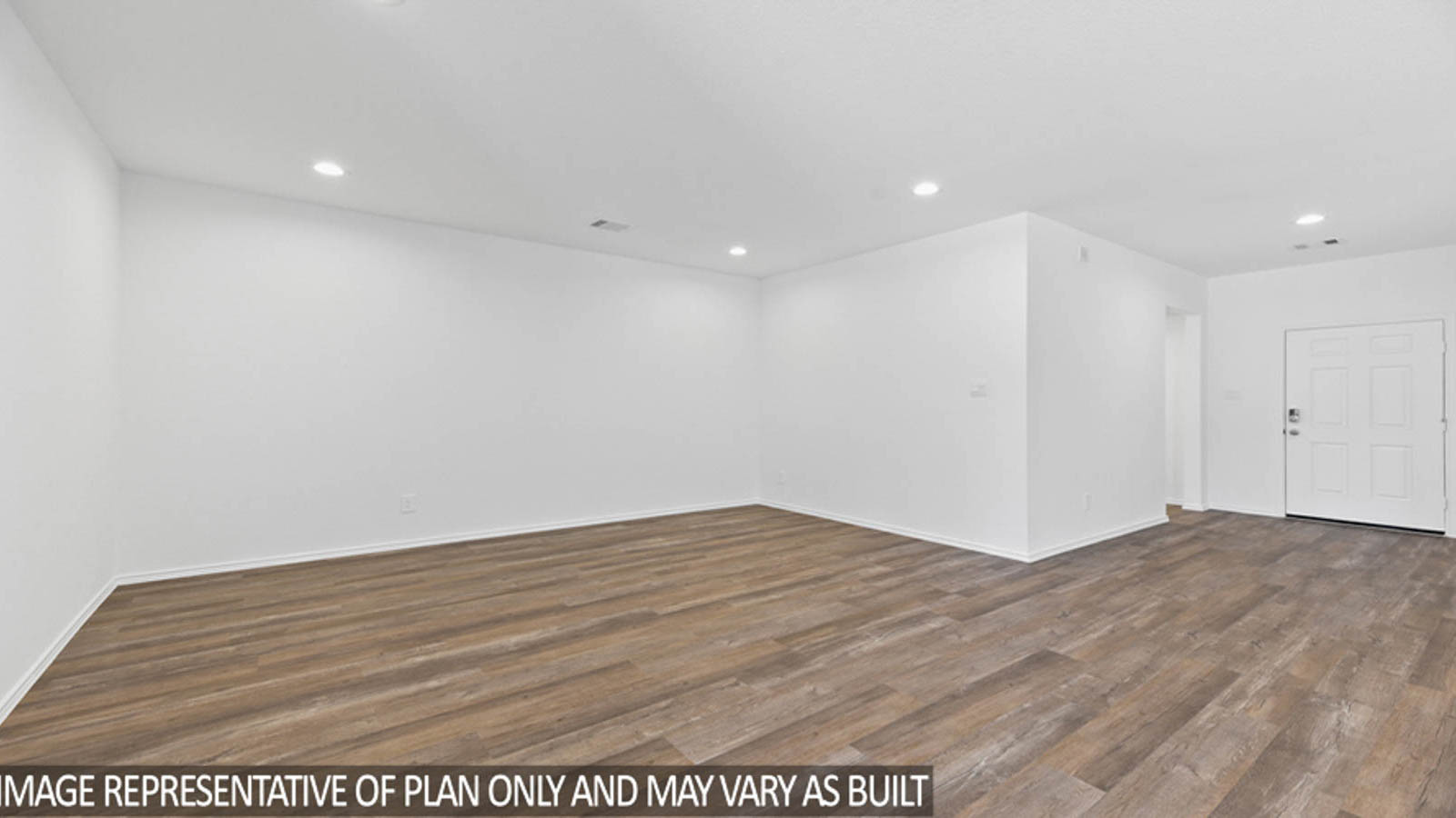 Dining area with vinyl flooring