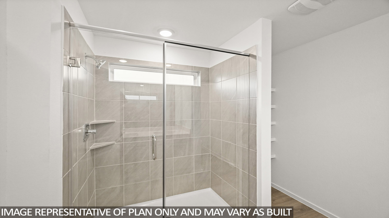 Primary bathroom with double sinks