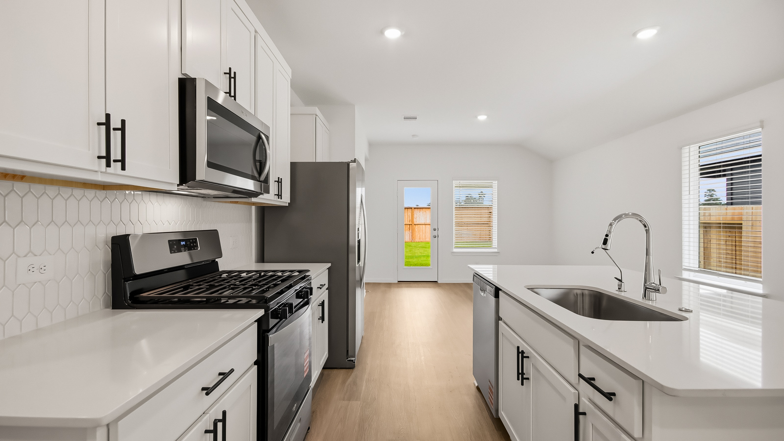 kitchen with island
