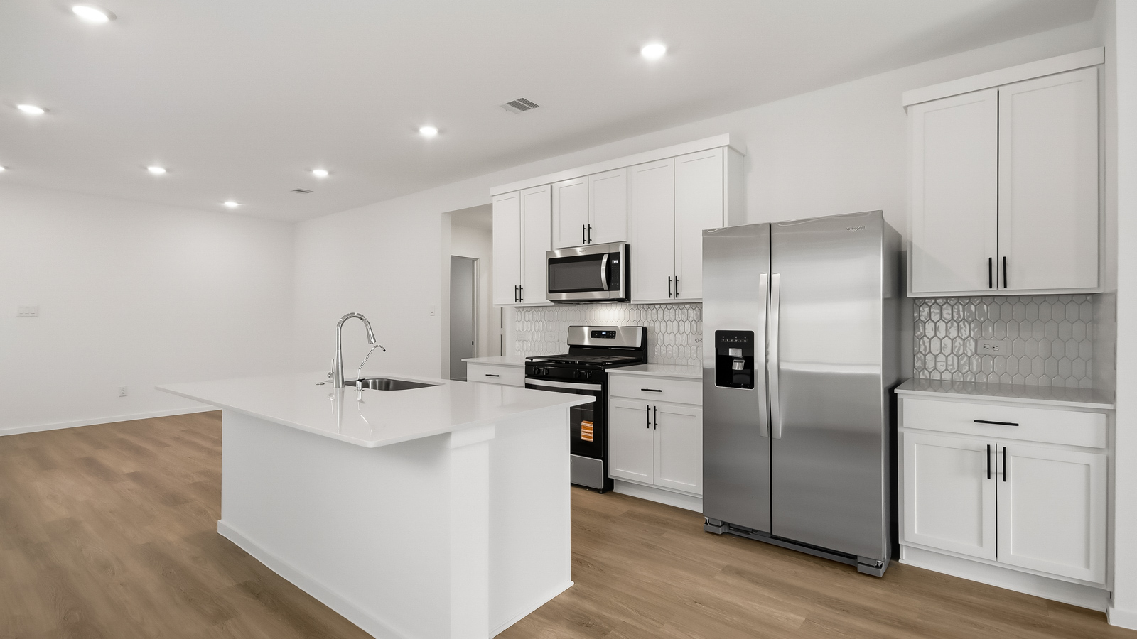 kitchen with island