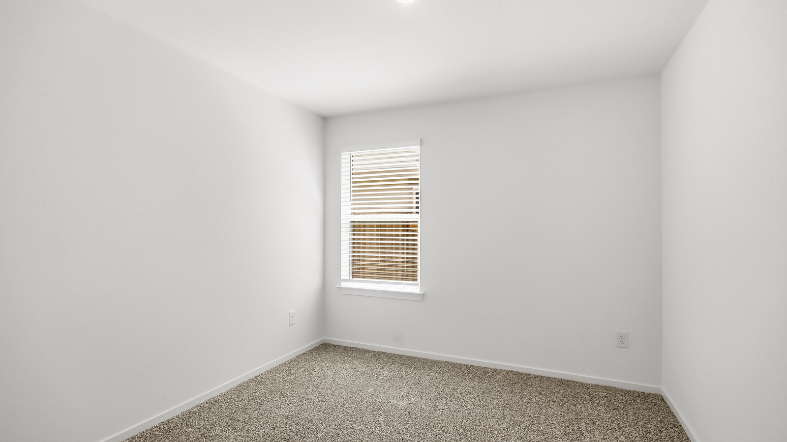Secondary bedroom with bright window