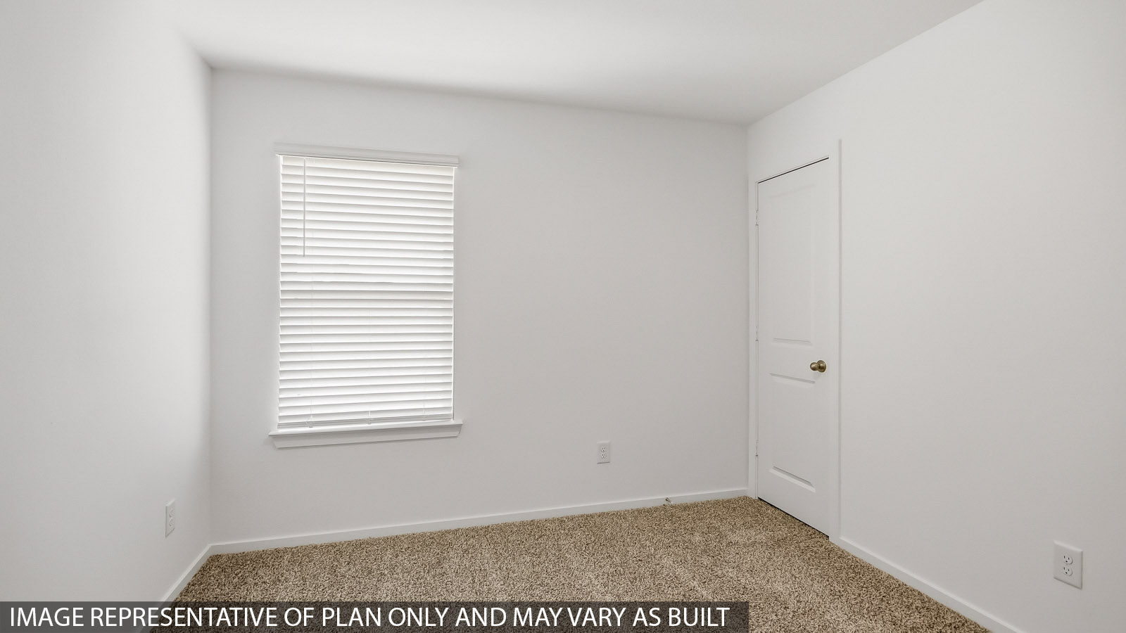 Secondary bedroom with bright window