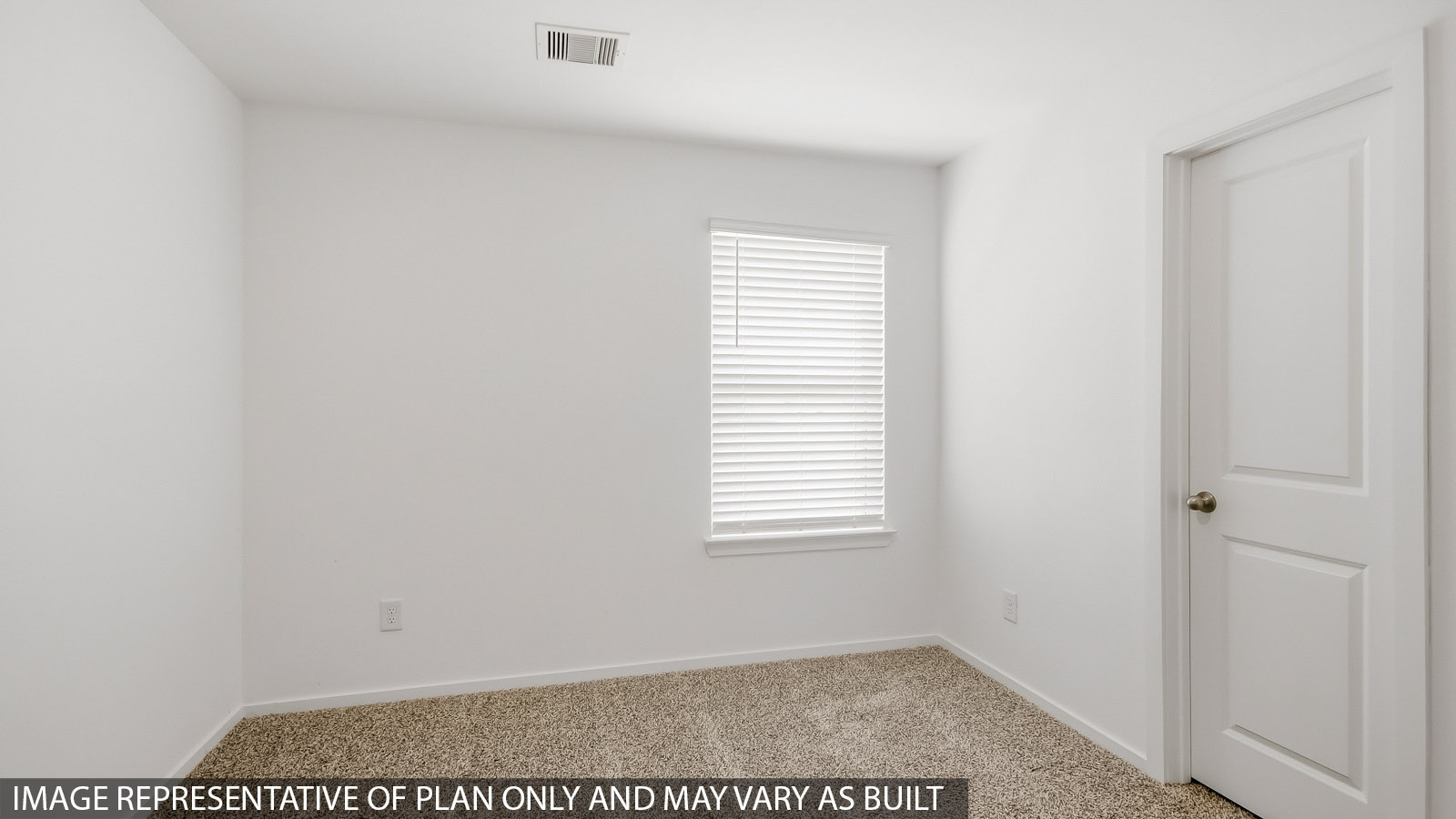 Secondary bedroom with bright window