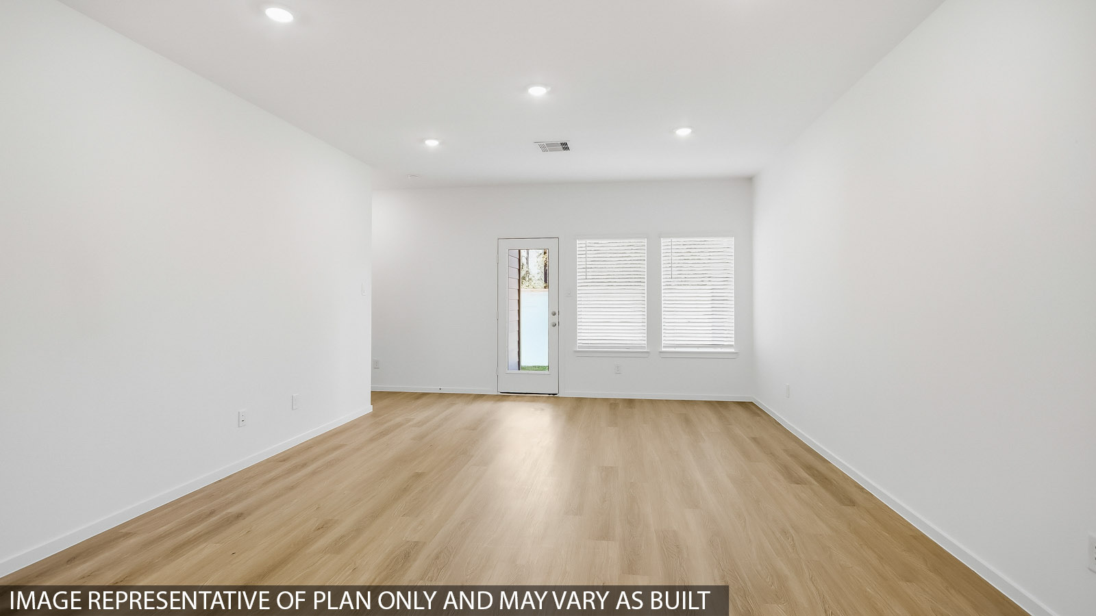 living room with bright window