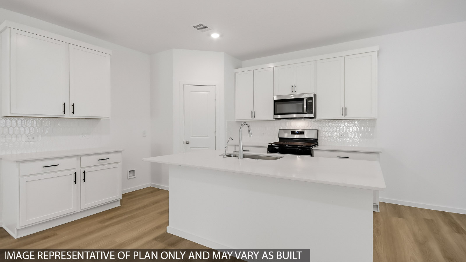 kitchen with island