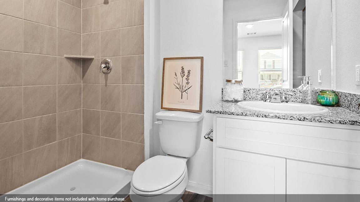 Bathroom with tub/shower combo