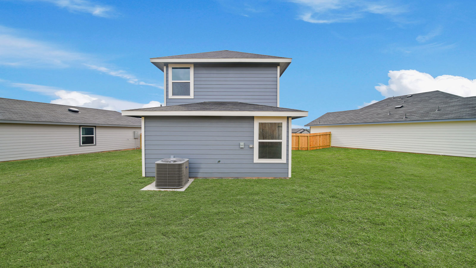 Fully Landscaped backyard