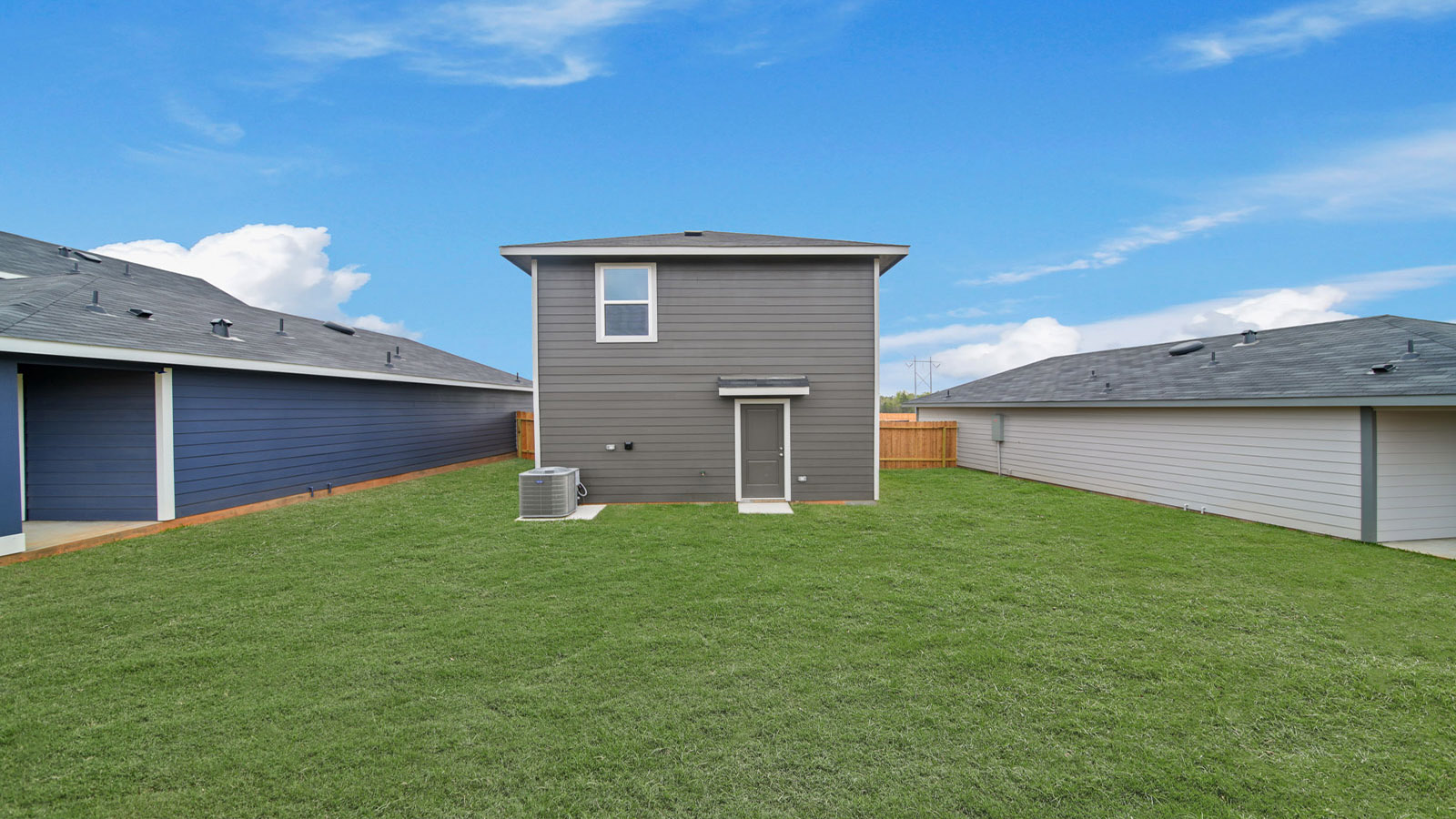 Fully Landscaped backyard