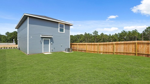 Fully Landscaped backyard