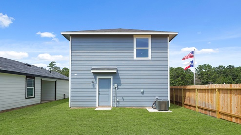 Fully Landscaped backyard