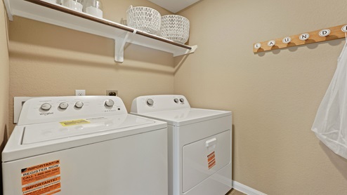 Utility room with storage